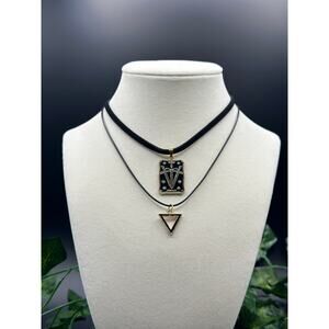 Handmade Three of Swords Tarot Necklace